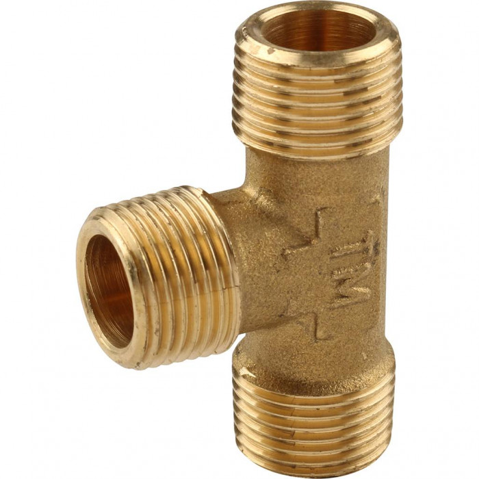 Тройник TIEMME НН 1/2 для стальных труб резьбовой