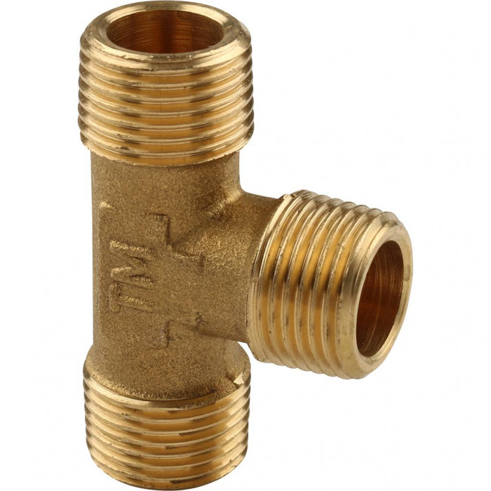 Тройник TIEMME НН 1/2 для стальных труб резьбовой