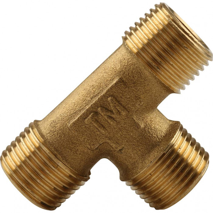 Тройник TIEMME НН 1/2 для стальных труб резьбовой