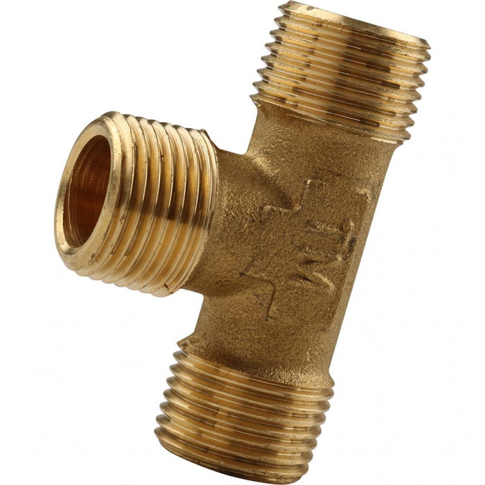 Тройник TIEMME НН 1/2 для стальных труб резьбовой