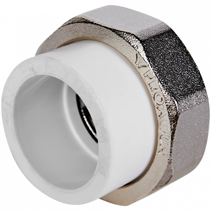 Муфта комбинированная Pro Aqua d=32-3/4 PP-R разъемная (американка) ВР Белая