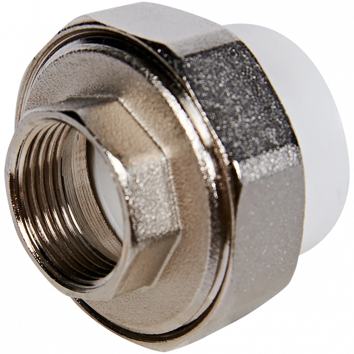 Муфта комбинированная Pro Aqua d=32-3/4 PP-R разъемная (американка) ВР Белая