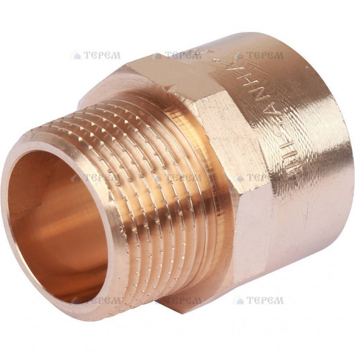 Sanha 4243g переход ВП-НР, бронза28x3/4, для медных труб под пайку