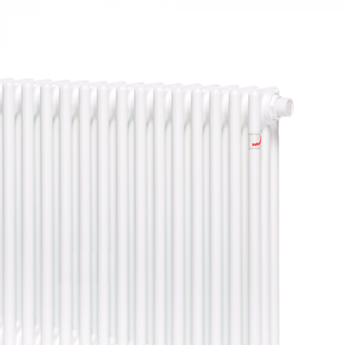 Стальной трубчатый радиатор Zehnder Charleston CH 3057-14 1270 3/4" Ral 9016, боковое подключение