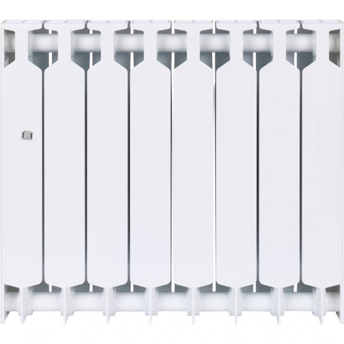 Биметаллический радиатор RIFAR SUPReMO 500, 8 секций, боковое подключение, белый