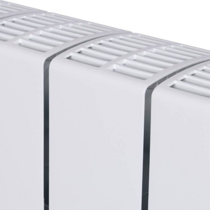 Биметаллический радиатор RIFAR SUPReMO 500, 8 секций, боковое подключение, белый