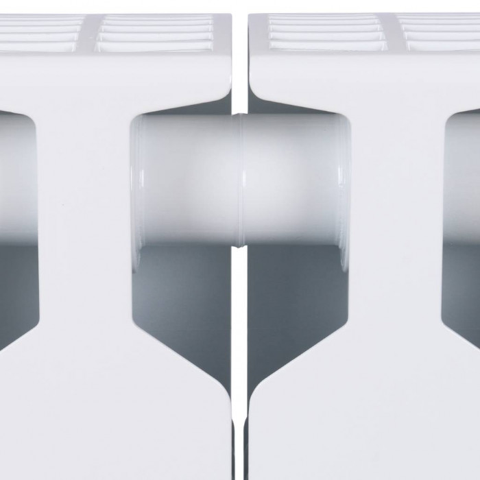 Биметаллический радиатор RIFAR SUPReMO 500, 8 секций, боковое подключение, белый