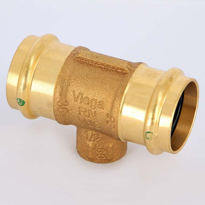 Тройник пресс-В 35х1/2'х35 бронза Sanpress SC-Contur(1-Ж-4)