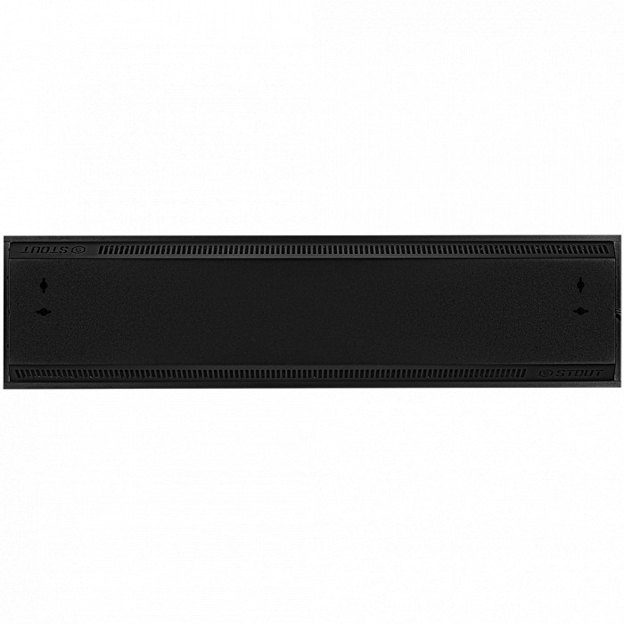 SCT-00BB-012030 STOUT отопительная панель BLACK STONE SCT 120*30 черный гранит / черный корпус