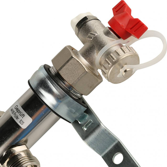 Распределительный коллектор REHAU HKV-D на 6 контуров нержавеющая сталь (12080611002)