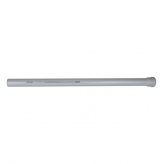 Труба канализационная бесшумная STOUT 58 х 1000 мм