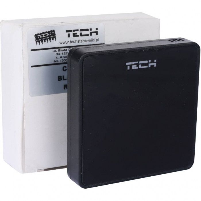TECH Автоматика и контроллеры TECH C-7p TECH Датчик комнатной температуры, черный