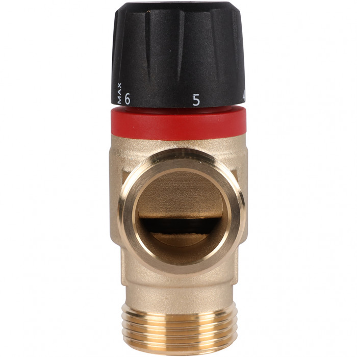 ROMMER RVM-0232-256025 Термостатический смесительный клапан для систем отопления и ГВС 1 НР 35-60°С KV 2,5 (боковое смешивание)