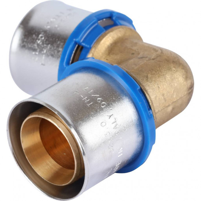 APE Угольник 90° 32х32 для металлопластиковых труб прессовой