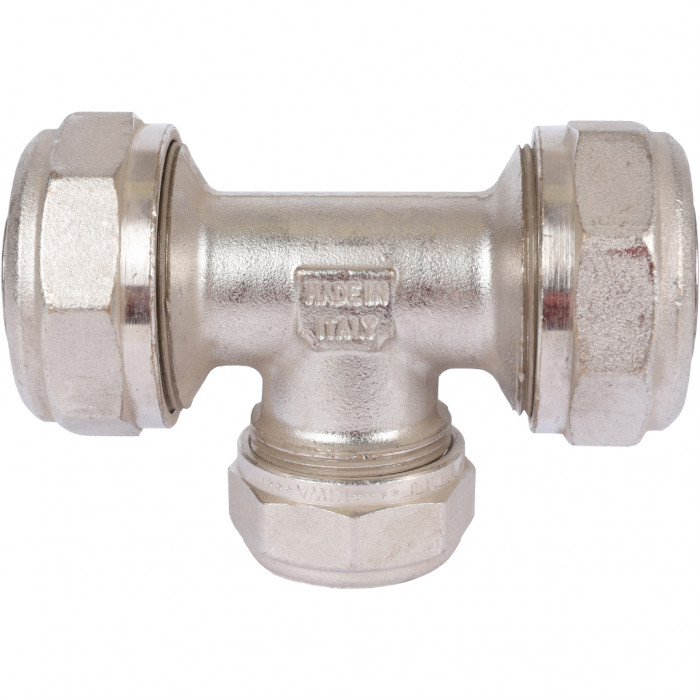 Тройник переходной TIEMME (32.3х26.3х32.3) для металлопластиковых труб винтовой