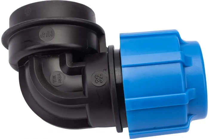 Отвод Политэк (ТПК-АКВА) с внутренней резьбой 32х1 1/4