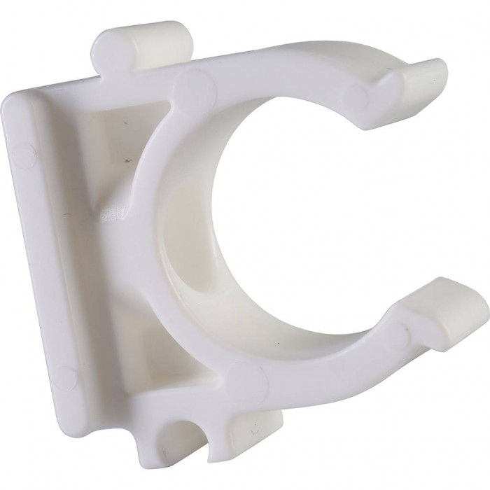 Политэк d=20 Крепление для полипропиленовых труб под сварку (цвет белый)