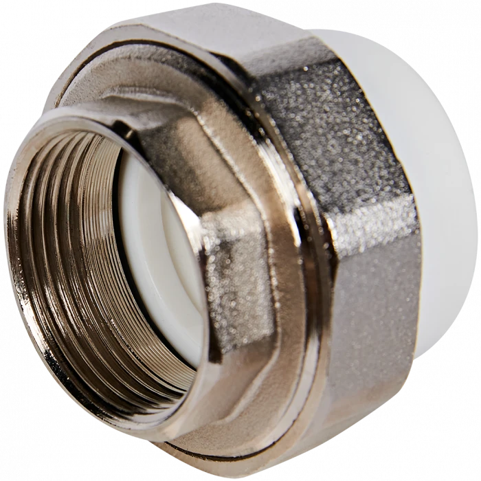 Муфта комбинированная Pro Aqua d=40-1.1/4 PP-R разъемная (американка) ВР Белая