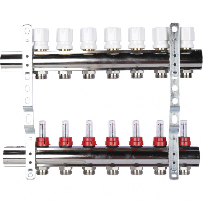 Коллектор в сборе с расходомерами LUXOR CD 477/7