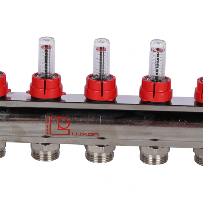 Коллектор в сборе с расходомерами LUXOR CD 477/7