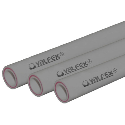 Труба полипропиленовая 32 армированная стекловолокном SDR 6 (PN 25) VALFEX