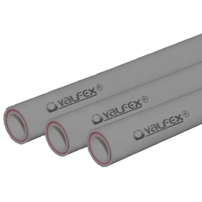 Труба полипропиленовая 32 армированная стекловолокном SDR 6 (PN 25) VALFEX