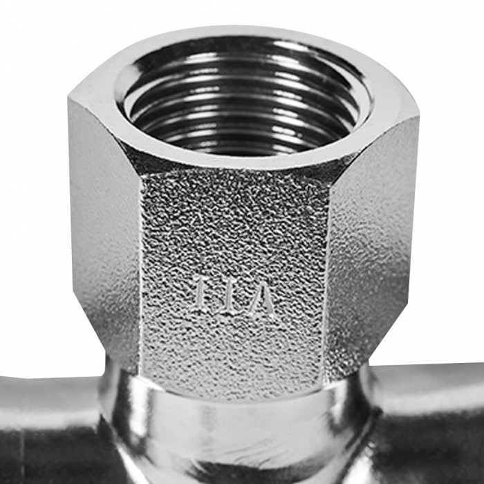 ROMMER RSS-0015-002212 ROMMER Тройник-переходник-ВР, 22х1/2, из нержавеющей стали прессовой