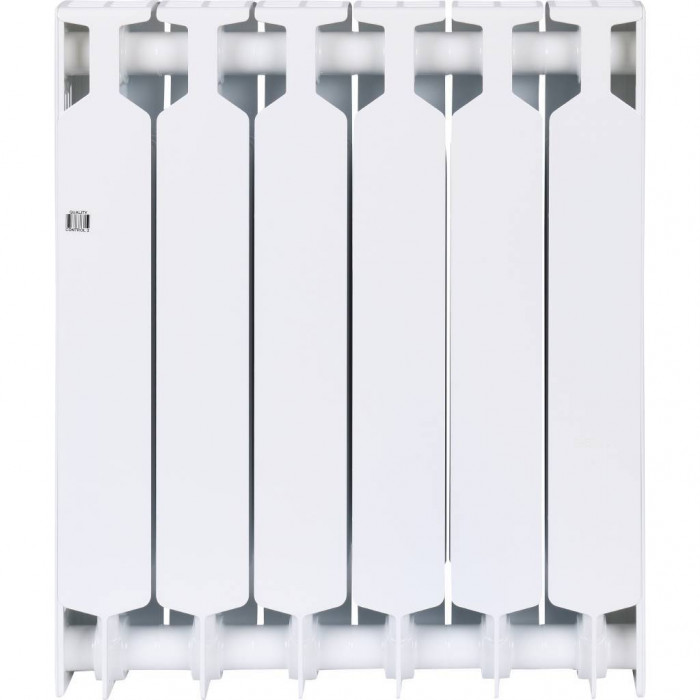 Биметаллический радиатор RIFAR SUPReMO 500, 6 секций, боковое подключение, белый