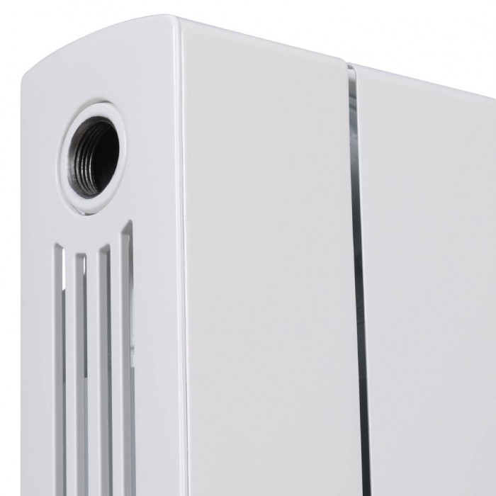 Биметаллический радиатор RIFAR SUPReMO 500, 6 секций, боковое подключение, белый