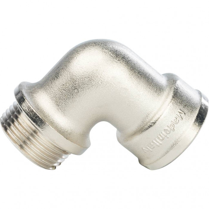 Угольник никелированный STOUT НВ 1  с упором SFT-0016-000001