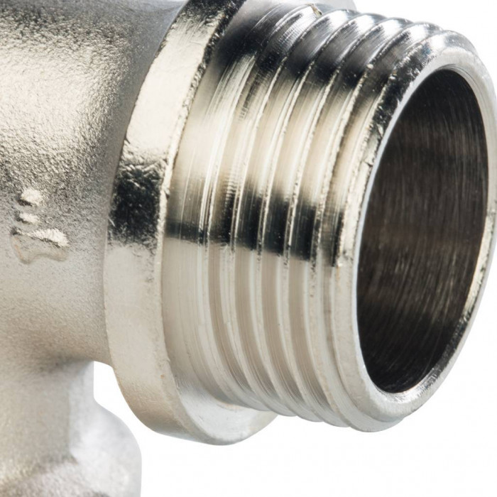 Угольник никелированный STOUT НВ 1 с упором SFT-0016-000001