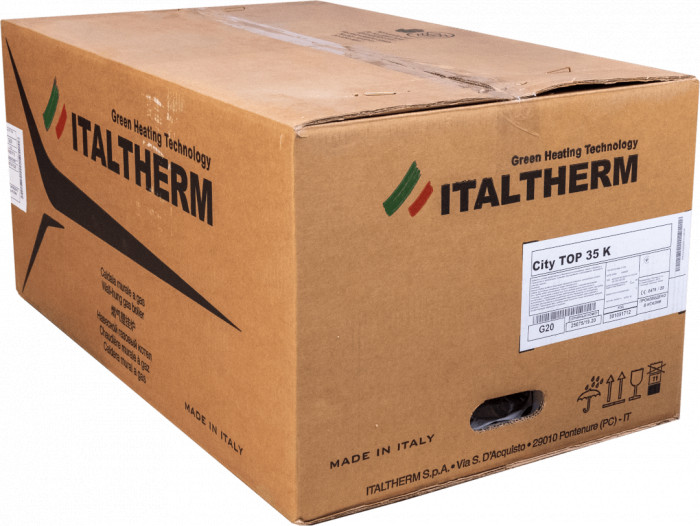 Настенный газовый котел Italtherm CITY TOP 35 K, конденсационный, двухконтурный