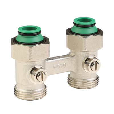 Узел нижнего подключения прямой, с шаровым затвором MVI 3/4&quot;*3/4&quot;
