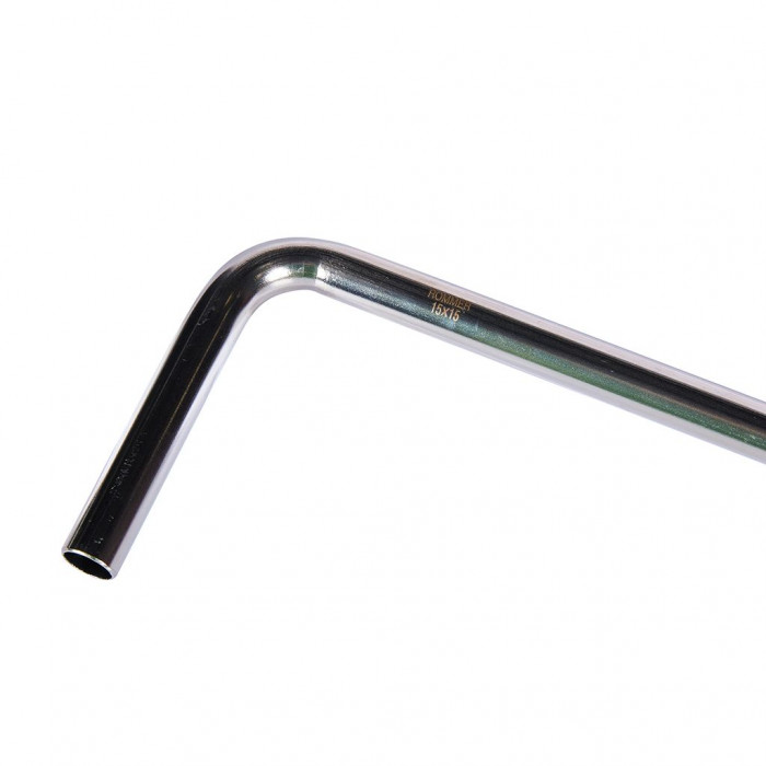 ROMMER RSS-0008-015100 ROMMER Отвод безраструбный 90° НПр-НПр, 15х100х600, из нержавеющей стали прессовой