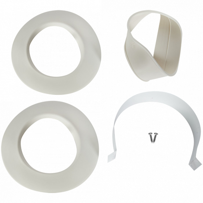 ROMMER RCA-6010-211000 Комплект дымохода АНТИЛЕД 60/100 - 1000мм (Baxi (кроме ECO Nova/Classic), Viessmann, Kiturami, Mizudo, Beretta, Oasis, Wolf, Tiberis, DeDietrich ) хомут в комплекте