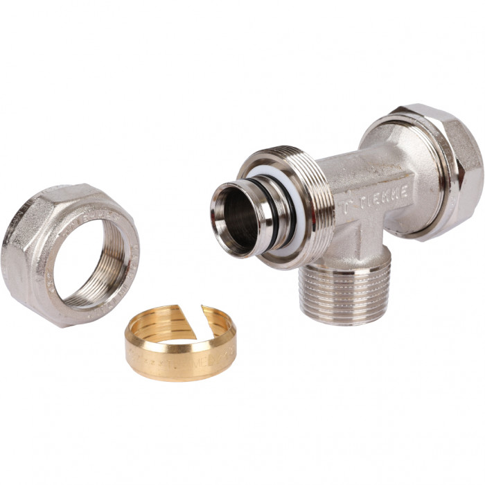 Тройник TIEMME с наружной резьбой (32х3.0х1)