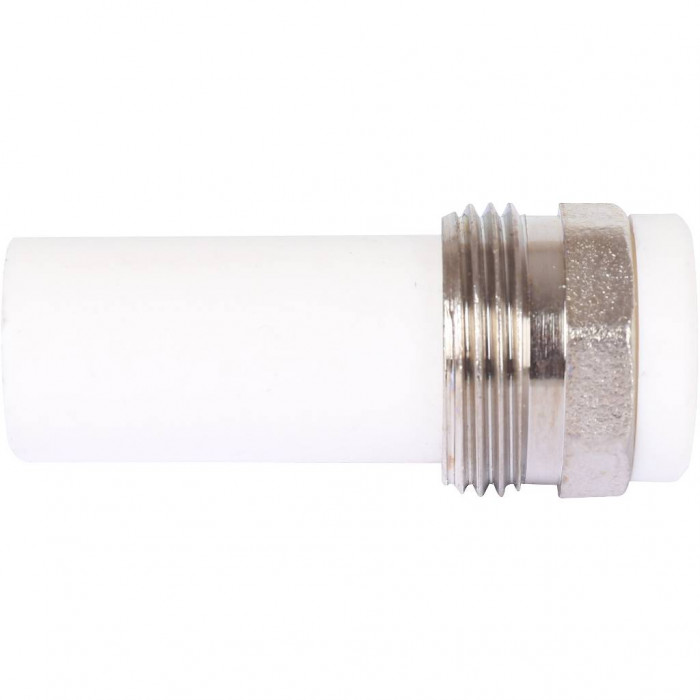 Kalde Штуцер с гайкой наружная резьба для полипропиленовых труб 20х3/4