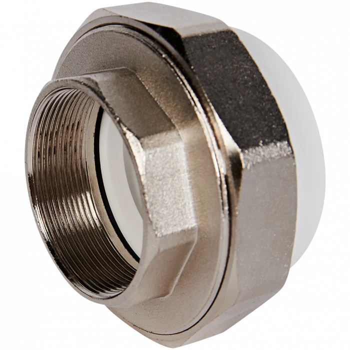 Муфта комбинированная Pro Aqua d=75-2.1/2 PP-R разъемная (американка) ВР Белая