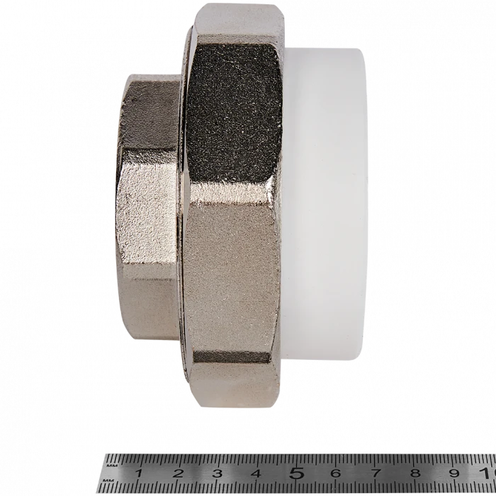 Муфта комбинированная Pro Aqua d=75-2.1/2 PP-R разъемная (американка) ВР Белая