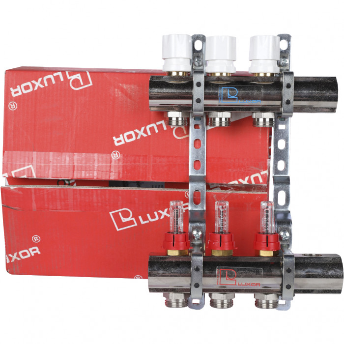 Коллектор в сборе с расходомерами LUXOR CD 477/3