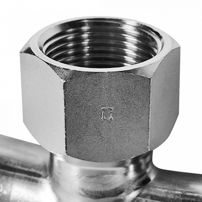 ROMMER RSS-0015-002234 ROMMER Тройник-переходник-ВР, 22х3/4, из нержавеющей стали прессовой