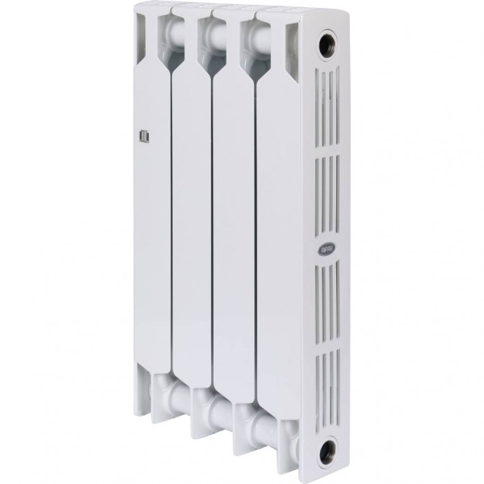 Биметаллический радиатор RIFAR SUPReMO 500, 4 секций, боковое подключение, белый