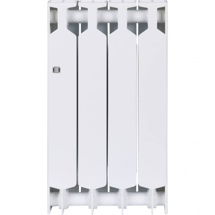 Биметаллический радиатор RIFAR SUPReMO 500, 4 секций, боковое подключение, белый