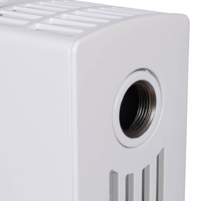 Биметаллический радиатор RIFAR SUPReMO 500, 4 секций, боковое подключение, белый