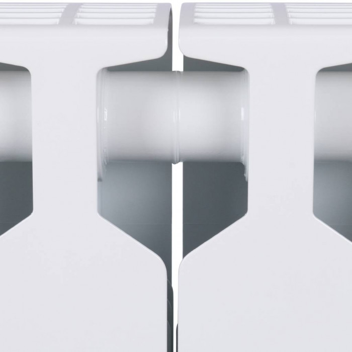 Биметаллический радиатор RIFAR SUPReMO 500, 4 секций, боковое подключение, белый