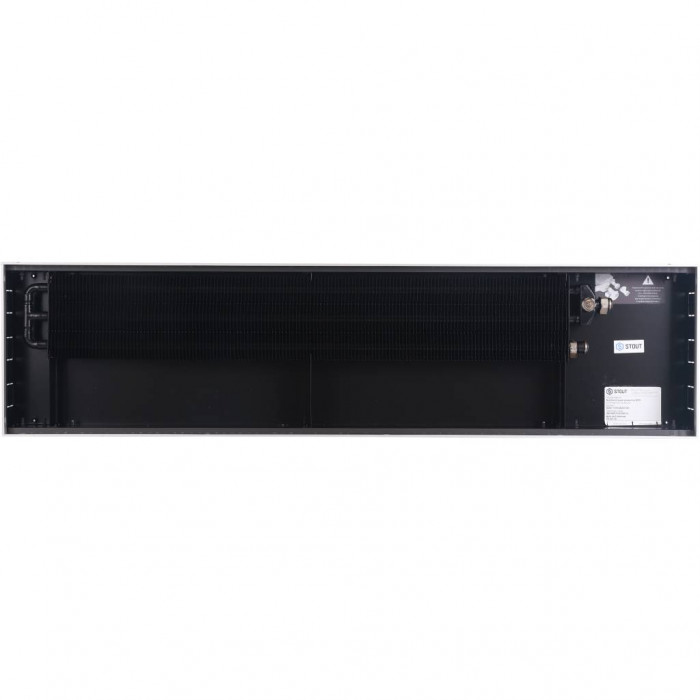 STOUT Конвектор внутрипольный SCN 80.300.1200 (Решётка роликовая, анодированный алюминий)