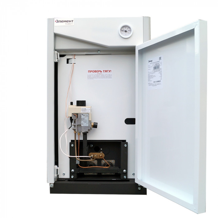 Напольный газовый котел Элемент Комфорта, Комфорт 30, атмосферный, одноконтурный