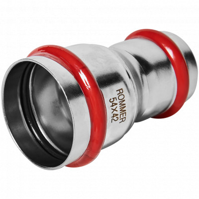 ROMMER RSS-0018-005442 Муфта переходная, 54х42, из нержавеющей стали прессовой