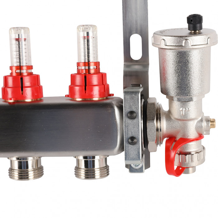 ROMMER RMS-1210-000005 ROMMER Коллектор из нержавеющей стали в сборе с расходомерами 5 вых.