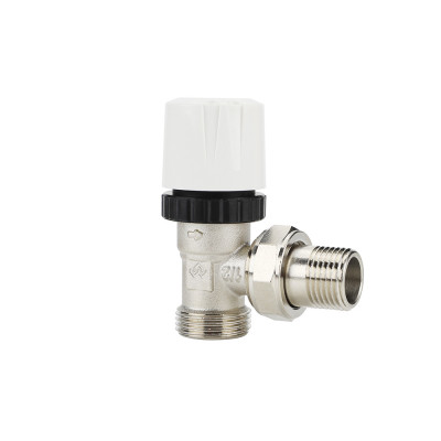 Термостатический клапан (терморегулятор) Varmega VM10402, 1/2&quot; x 3/4&quot;EK, угловой